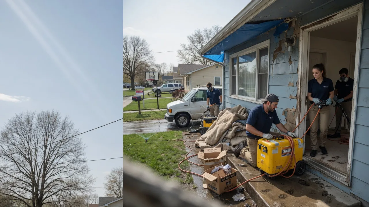 Basement Flood Cleanup in Terlton, OK near me